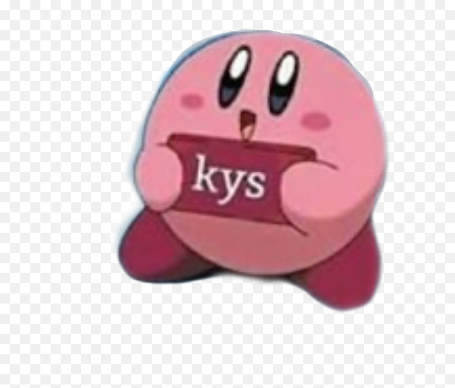 K Sy Kirby Lel Sticker - Happy Emoji,Kys Made Of Emojis