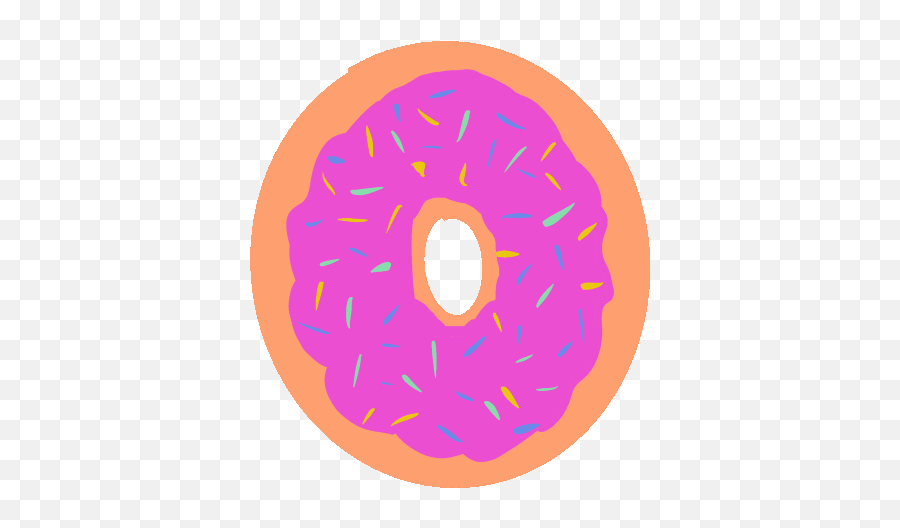 Eating Donut Gif - Dot Emoji,Eating Donuts Emoticon Animated Gif