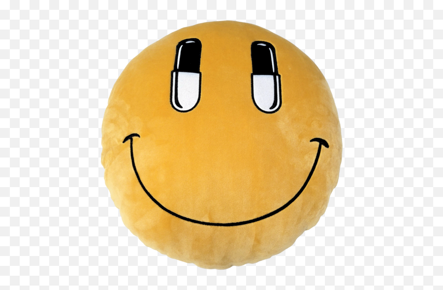 Happy Pills Pillow - Wide Grin Emoji,Free Emoticon Happy Sad Embroidery Designs