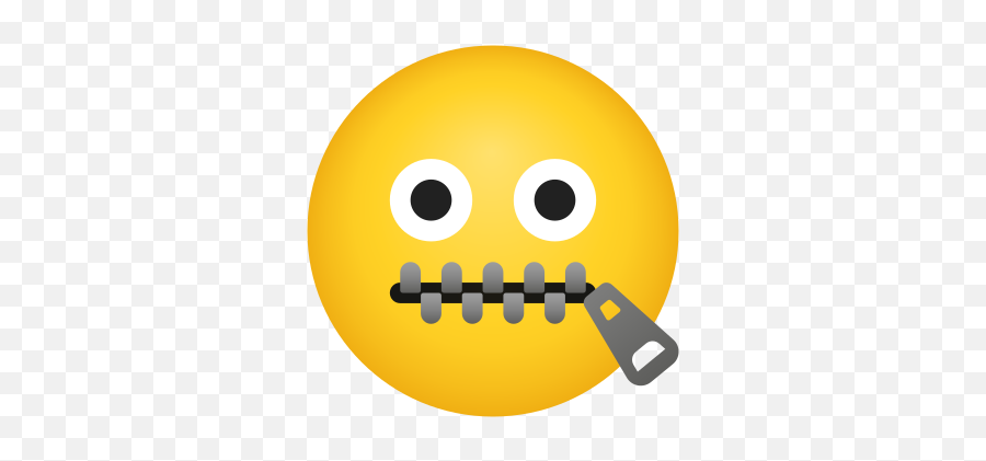 Zipper Mouth - Zipper Mouth Emoji,Zipped Up Mouth Emoticon