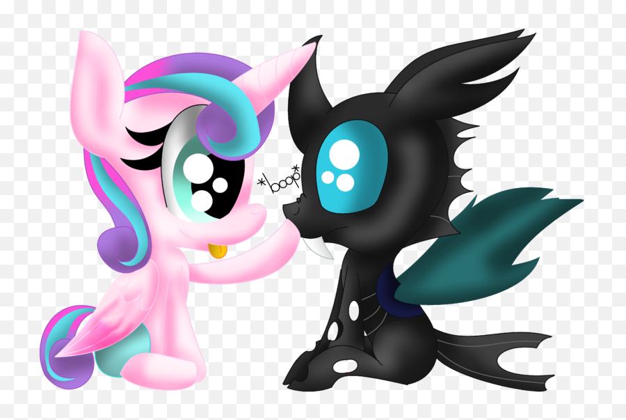 Flurry Heart And Changeling Clipart - Mlp Flurry Heart Cute Emoji,Flurry Of Emotions
