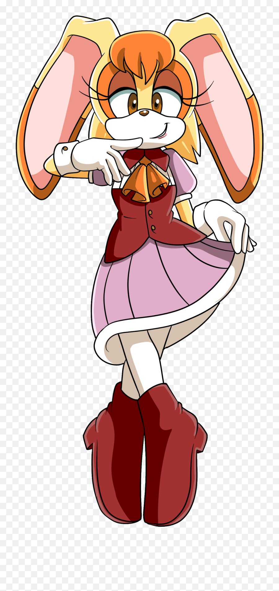 Vanilla The Rabbit New Dress 1 - Vanilla The Rabbit Emoji,Sonic Without Emotion