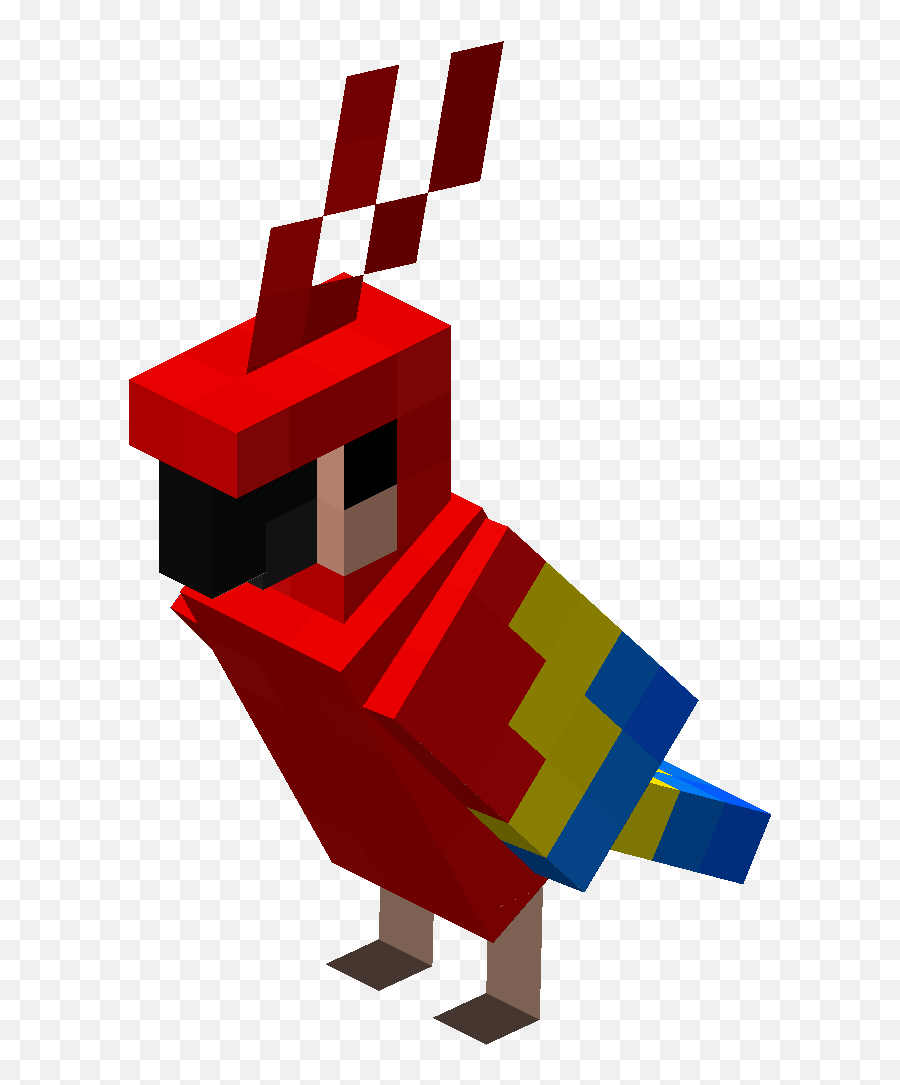 Parrot U2013 Official Minecraft Wiki - Minecraft Parrot Png Emoji,Minecraft Custom Heads Emojis