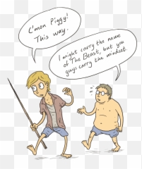 Piggy In Lord Of The Flies - Standing Around Emoji,Shakespeare Emotion Clock