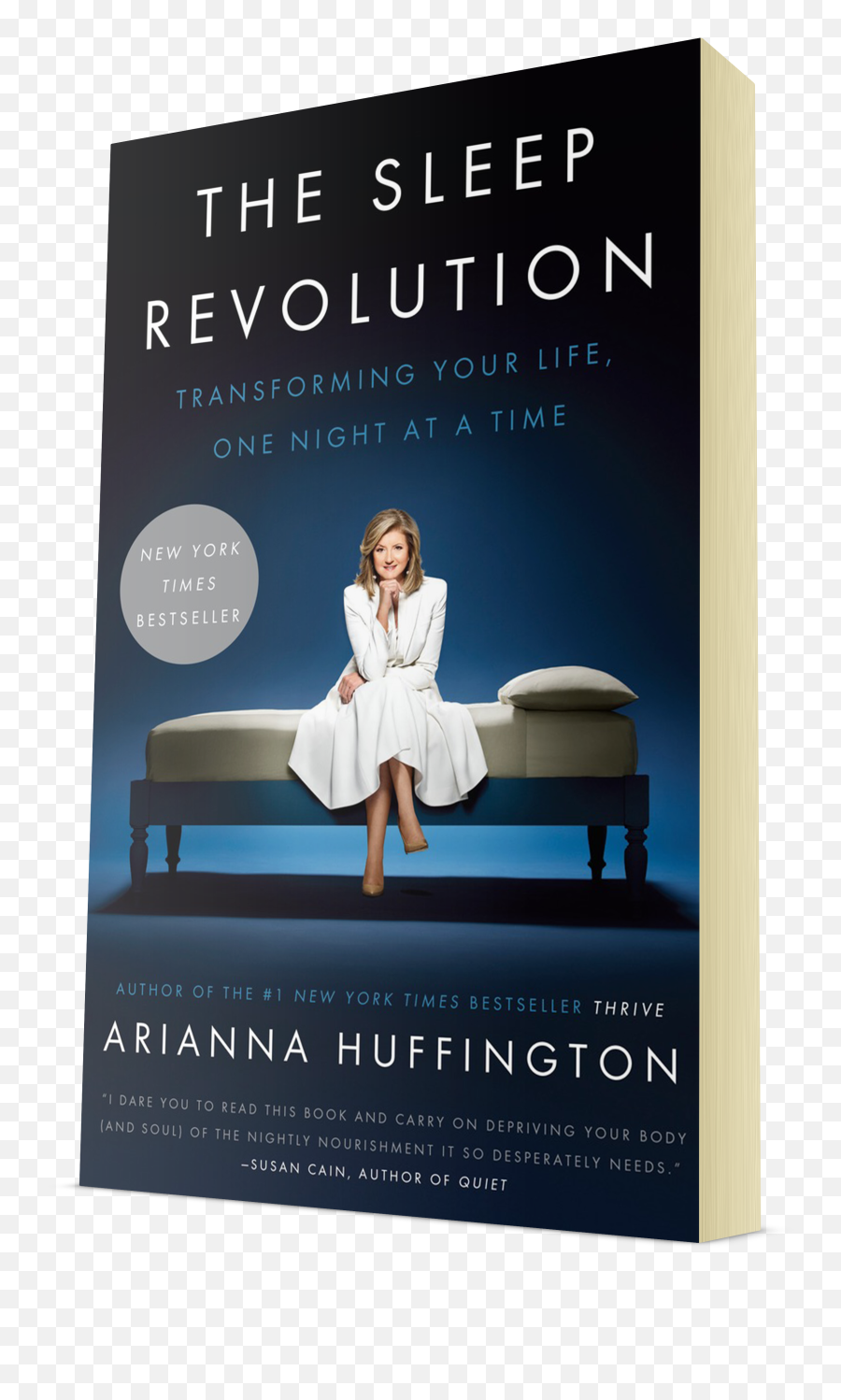 Arianna Huffington Sleep Revolution Hardcover Book - Sleep Revolution Transforming Your Life One Night Emoji,Kornfield Meditation Emotions