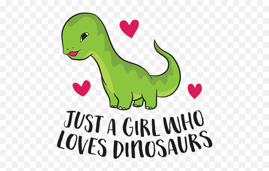 Just A Girl Who Loves Dinosaurs Cute Dinosaurs Girl Womenu0027s T - Shirt Animal Figure Emoji,Guess The Emoji City Girl