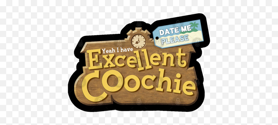 Animalcrossing Dateme Excellent Sticker - Animal Crossing Excellent Coochie Emoji,Spare Coochie Emoji