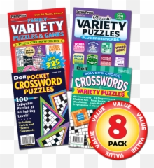 Penny Dell Favorite Crossword U0026 Variety Puzzle 8 - Pack Emoji,Creative Crossword Puzzles Emotions