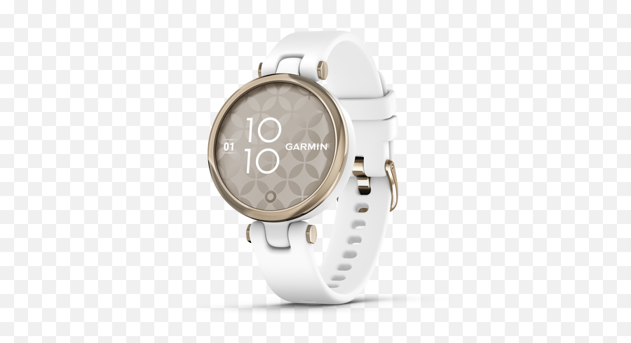 Garmin Lily - Sport Edition Cream Gold Bezel With White Case And Silicone Band Emoji,Emotion Wheels 15×8 +25mm Offset