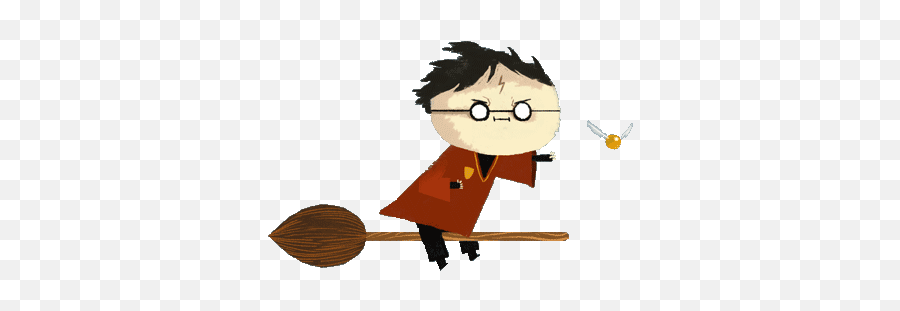 Top Harrypotter Stickers For Android U0026 Ios Gfycat - Quidditch Harry Potter Gif Png Emoji,Harry Potter Glasses Emoji