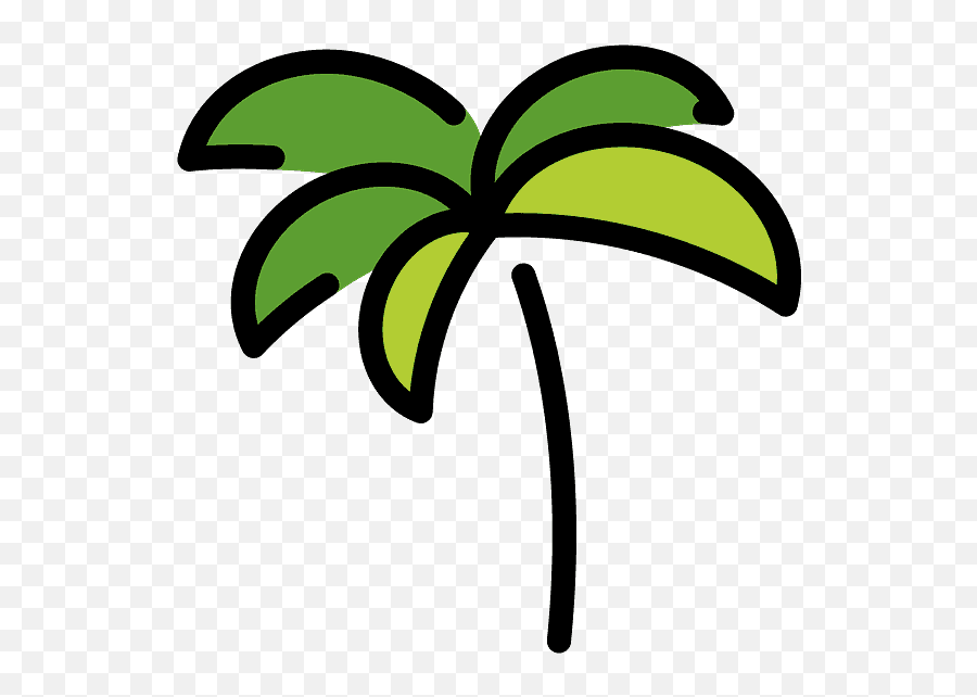 Palm Tree Emoji Clipart - Emoji Png Download Full Size,Android Emojis Appale