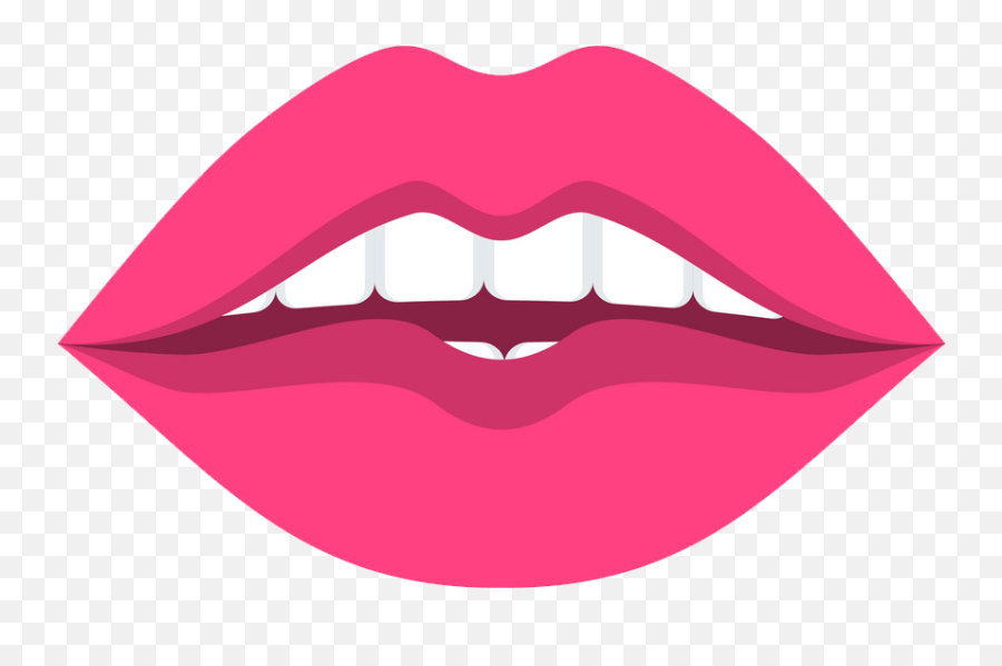 Pink Lips Clipart Transparent - Clipart World Emoji,Lipstick Lips Emoji