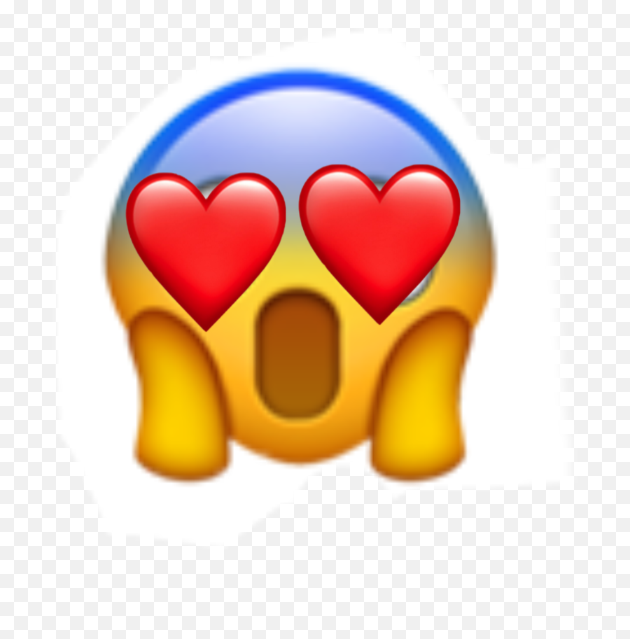 Herz Herzchen Heart Wow Herzaugen - Happy Emoji,Angst Emoji