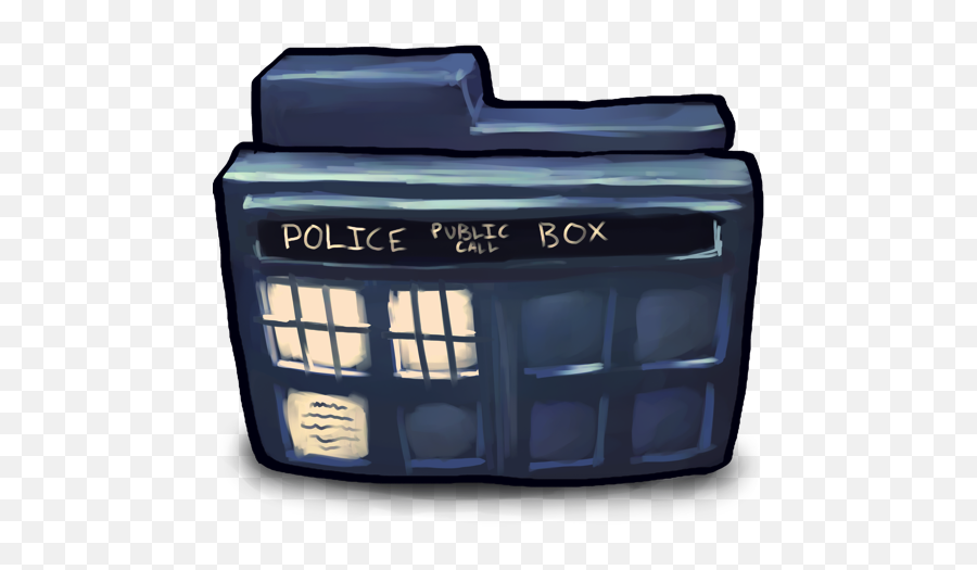 Things Folder Police Icon Ultrabuuf Iconset Mattahan - Tardis Icon Emoji,Tardis Emoji