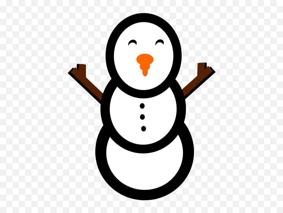 Cold Snow Clipart - K Resimleri Basit Emoji,Snowflake And Snowman Emoji