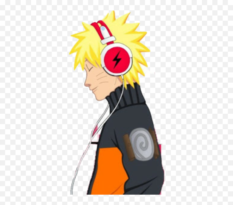 Naruto Listening Music Sticker By Yogatrisna - Listening To Music Sticker Emoji,Listening Emoji