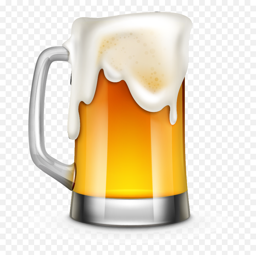 Download Realistic Beer Vector Cartoon - Cartoon Beer Transparent Background Emoji,Hrte Beer Emoticon