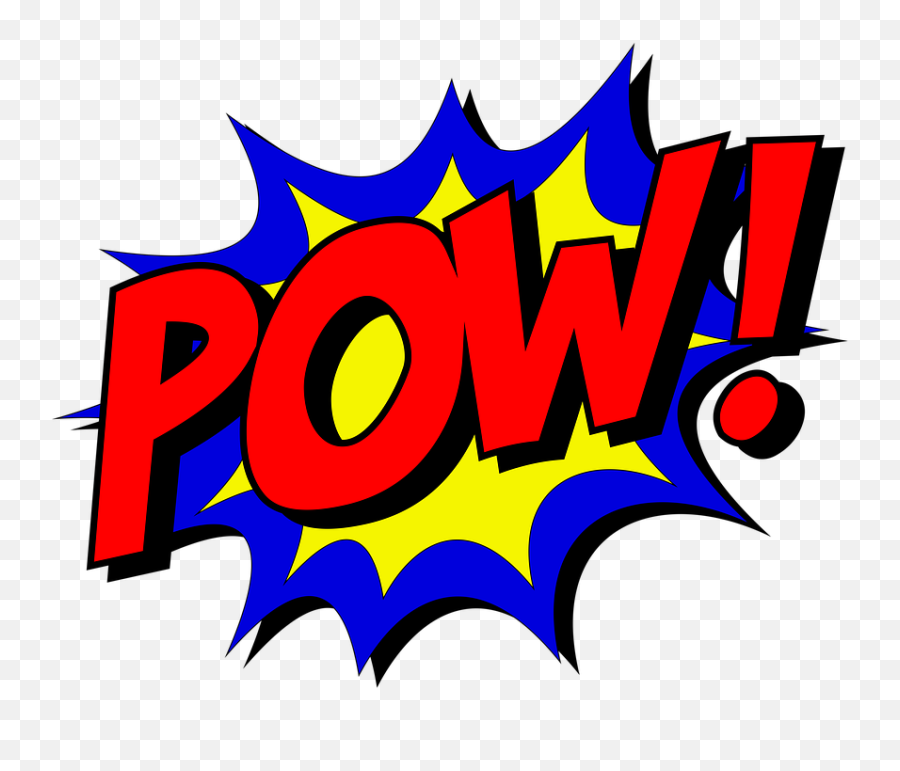 Powcomiccomic Bookfightexplosion - Free Image From Pow Clipart Emoji,Indian Pow Wow Emoticon