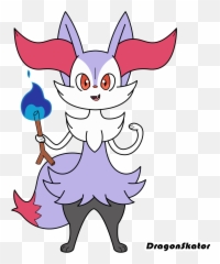 Discuss Everything About Pok Mon Wiki - Chibi Braixen Emoji,Totodile Emotions