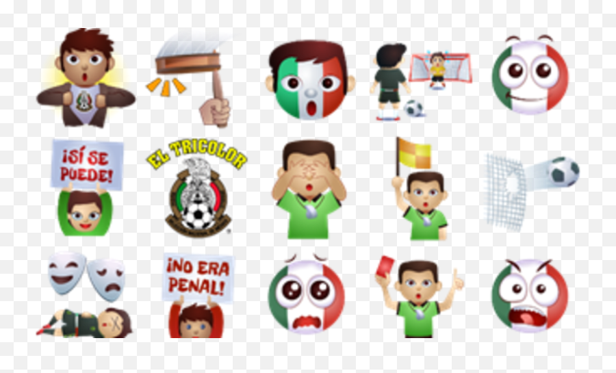 Concacaf Cup Atu0026t Offers Mexico Emojis App For Usavmex - Fictional Character,Emojis Theme Names