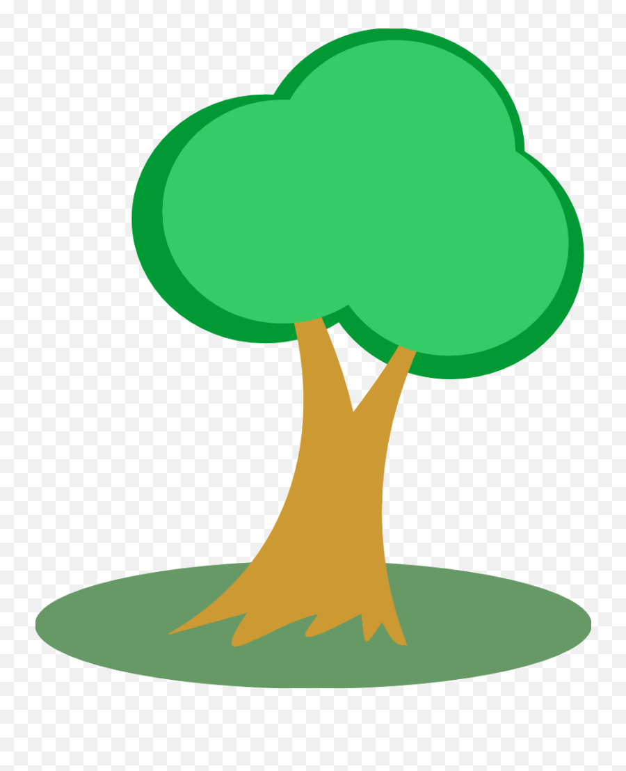 Abstract Green Tree On Lawn Drawing Free Image Download - Cartoon Pics Of Plants Tree Emoji,Drawing Of Faces Showing Emotions Abstract