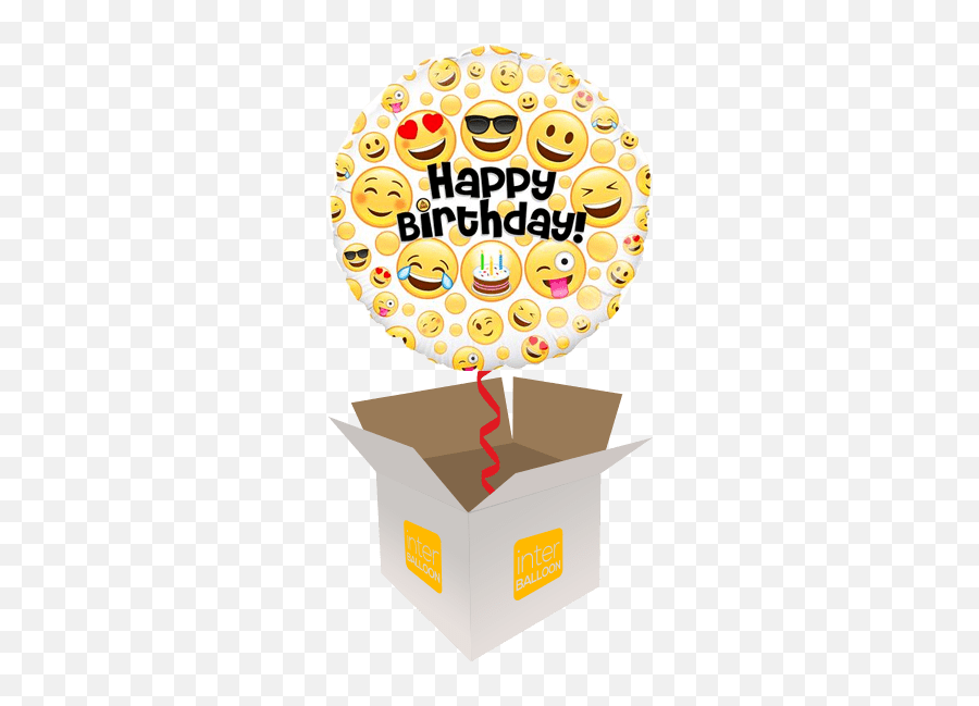 Emoji Birthday With Circles - Balloon,Emoji Birthday Gifts
