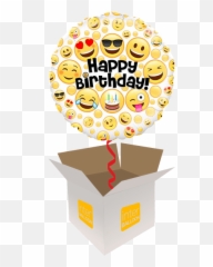 Emoji Birthday With Circles - Balloon,Emoji Birthday Gifts