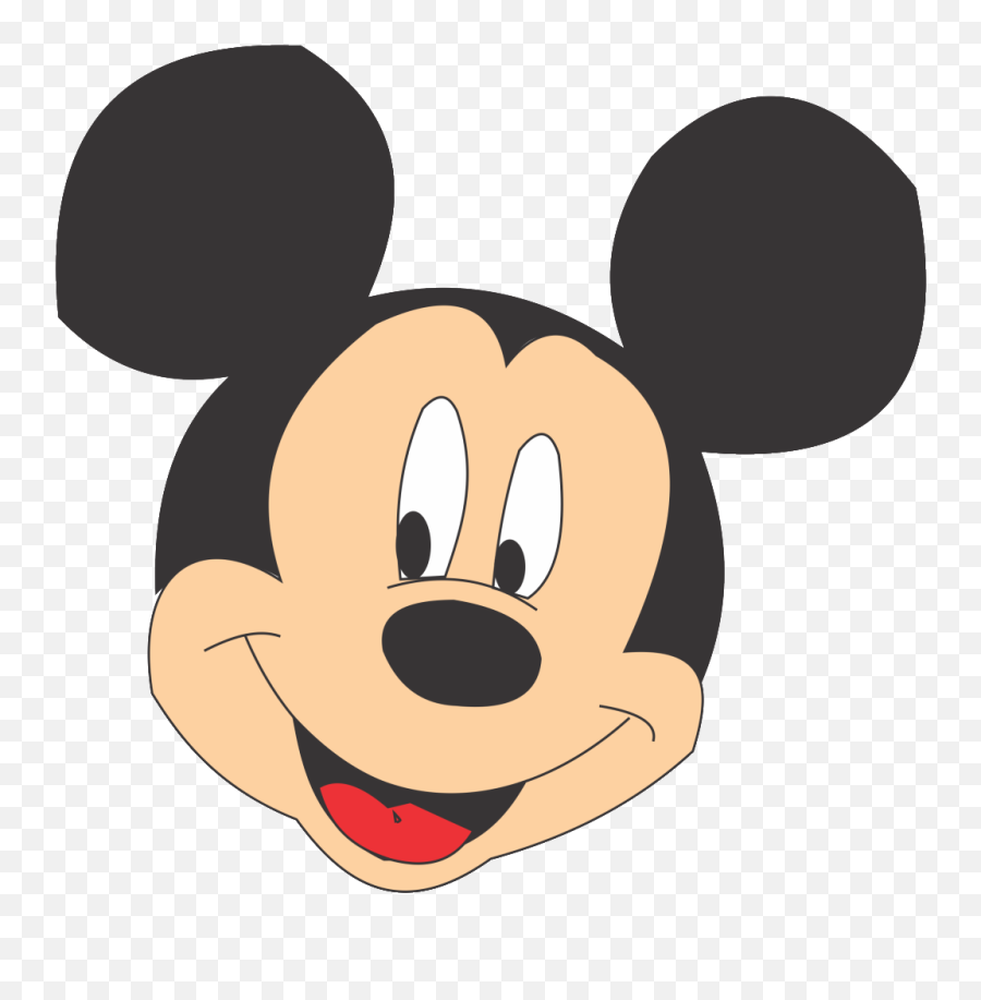 Compartir Twittear Mickey Mouse Face Png - Mickey Mouse Mickey Mouse Vector Hd Emoji,Mickey Mouse Head Emoticon