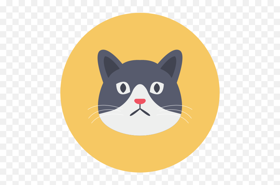 Cat Face - Icon Cat Emoji,Cat Emoji Facebook Name