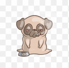 Draw Cute Animals Cartoon By Yerazel Fiverr - Ugly Emoji,Pug Emoticons For Facebook