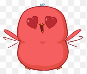 Cheezz Warbie U0026 Yama Animation Cute Gif - Gif Heart Eyes Crow Emoji,Birbs Emoticon