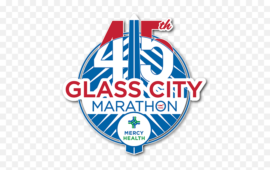 Marathon History Of Gcm Mercy Health Glass City Marathon - Vertical Emoji,Emotion Menzajes