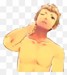 Ryuji Sticker - Navel Emoji,Ryuji Sleeping Emoji