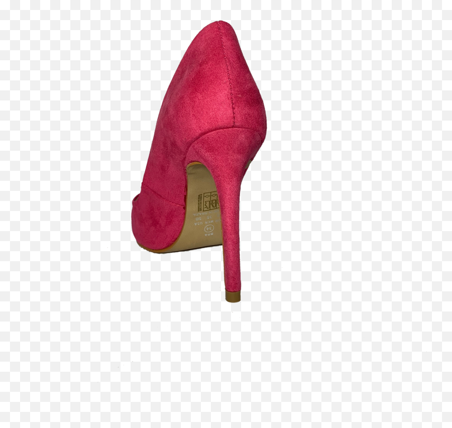 Scarpin Laura Salto Fino Fucsia Emme Emoji,Salto Emoji