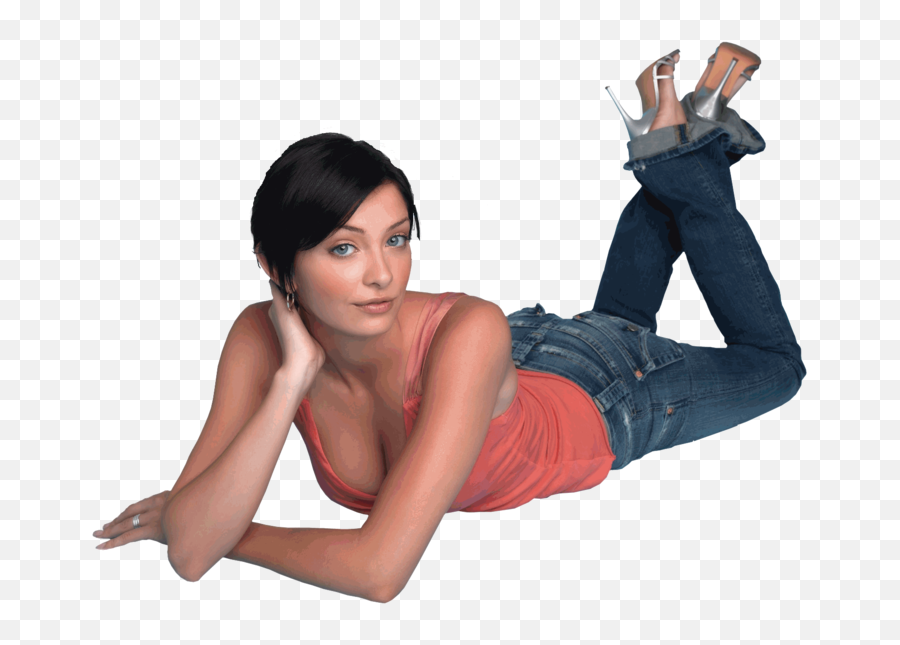 Girl In Jeans Laying Down Png Official Psds - Next Top Model Jayla Emoji,Laying Down Emoji