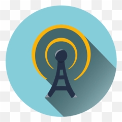 Tower Radiation Circle Icon Transparent Png U0026 Svg Vector Emoji,Radiation Symbol Emoticon
