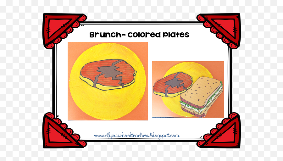 Esl Brunch Breakfast And Lunch Theme Colored Plates Emoji,Books For Ells About Emotion