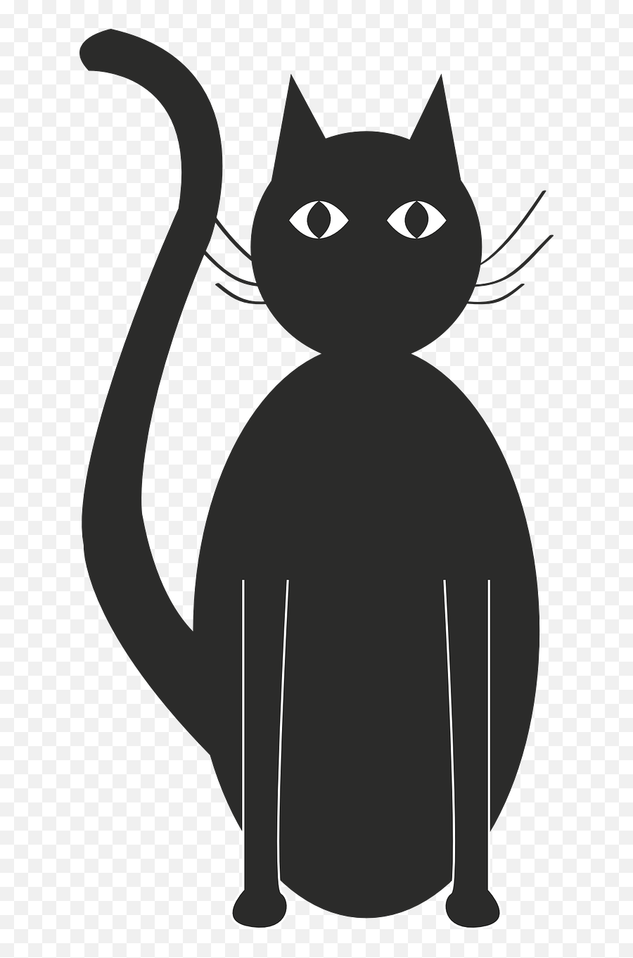 Black Cat Silhouette Kitten T - Shirt Silhouette Png Emoji,Cat Emotions T Shirt