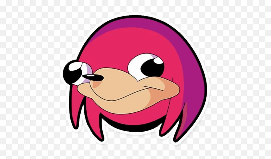 Telegram Emoji,Ugandan Knuckles Emoticon