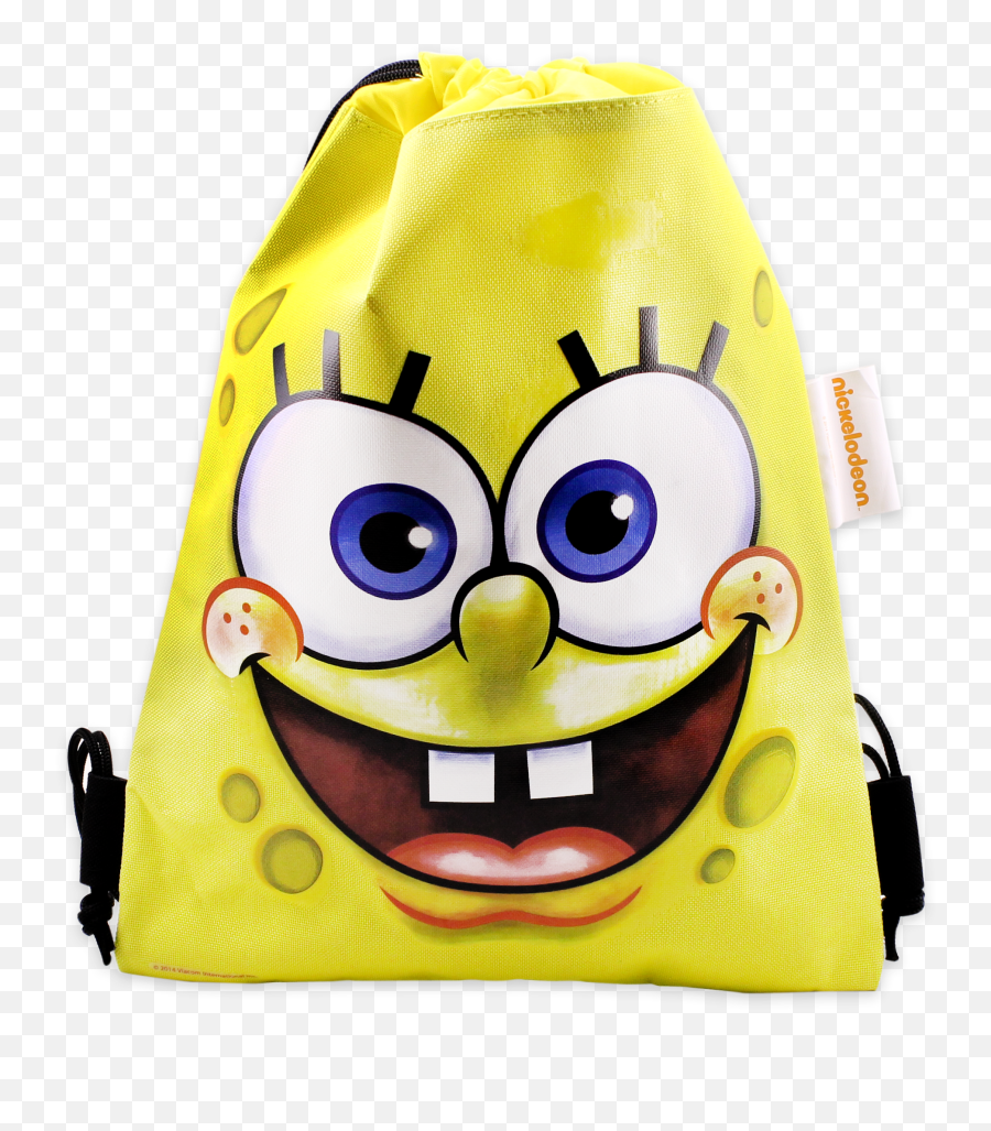 Download Maleta Bolsinha - Spongebob Background Png Image Spongebob Squarepants Close Up On Face Emoji,Emoticon Backpack