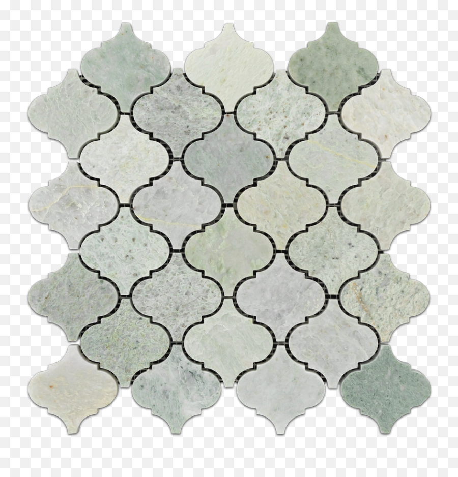 Ming Green 3 Lantern Mosaic Polishedu2013 Elon Tile U0026 Stone Emoji,Lantern Color Emotions