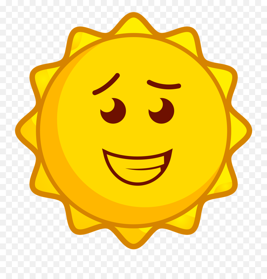 Sun Cartoon Character - Free Vector Graphic On Pixabay Emoji,Free Sun Icon Emoticon
