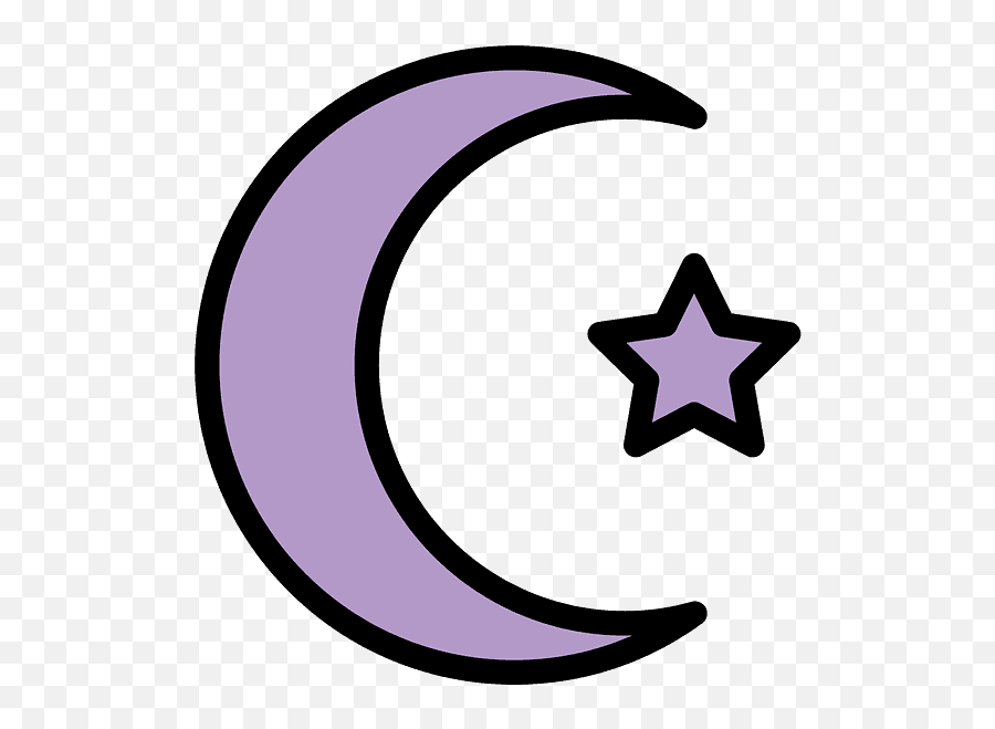 Star And Crescent Emoji,Emoji Sstar