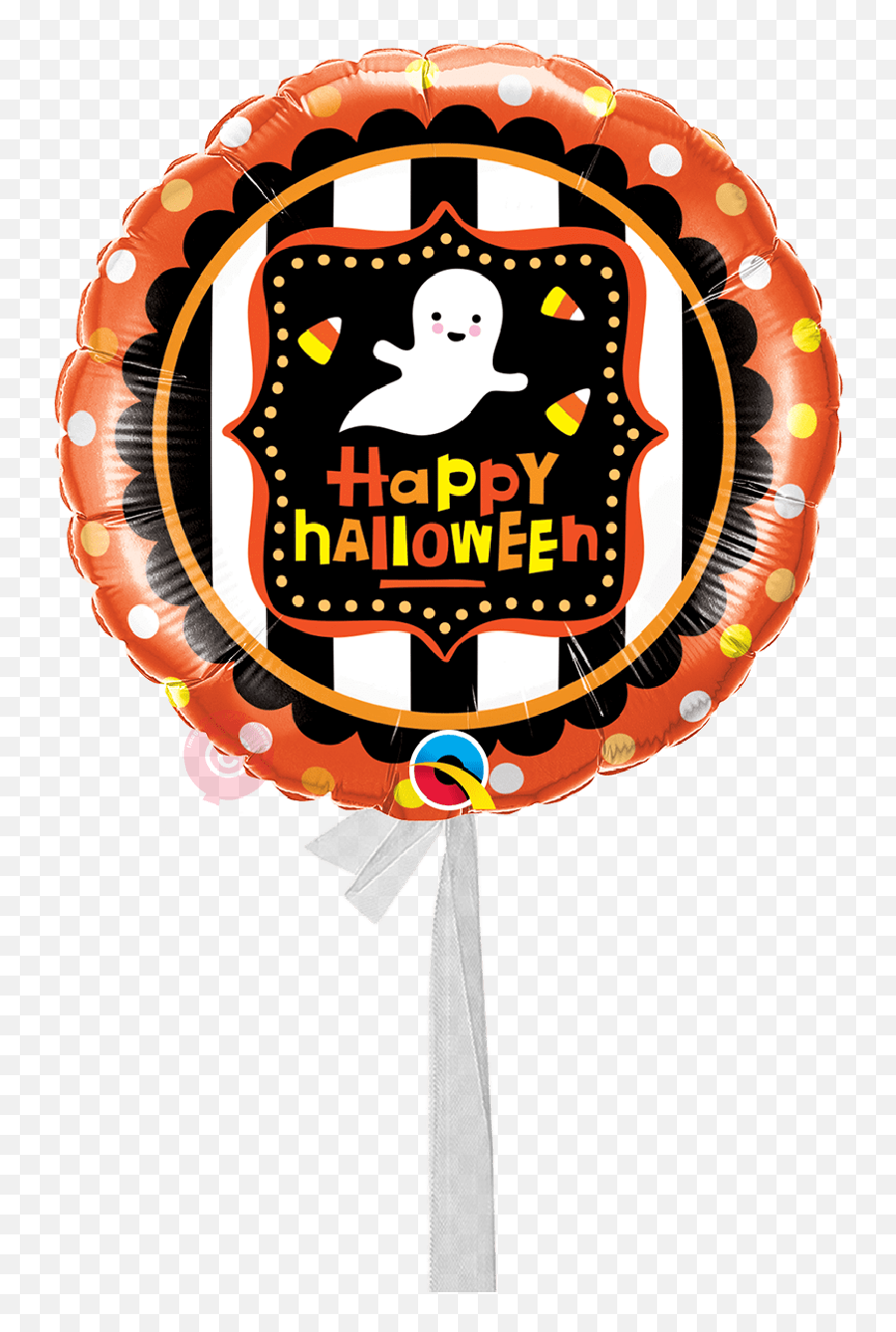 Halloween Ghost Candy Corn - Halloween Balloons Png Transparent Emoji,Candy Corn Emoji