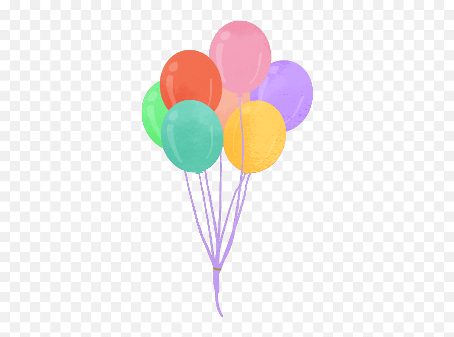 Party Balloons Set - Cute2u A Free Cute Illustration For Emoji,Emoji Celebrate Balloon