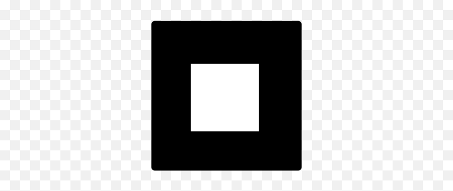 Black Square Button Emoji - Horizontal,Black Thumbs Up Emoji