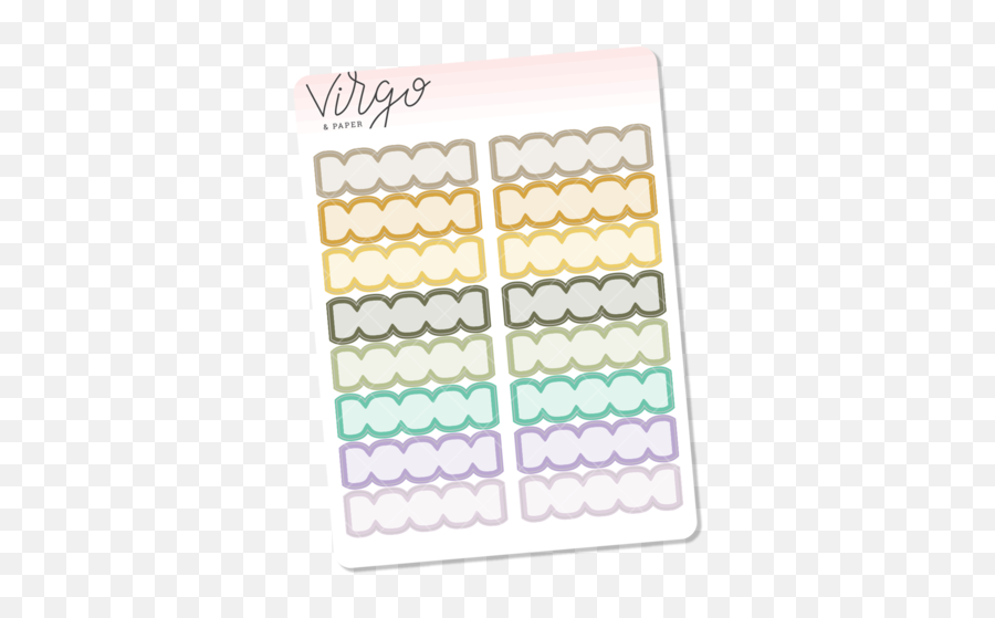 Mini Sticker Sheet U2013 Tagged Functionalu2013 Virgo And Paper Llc - Dot Emoji,Scallop Emoji