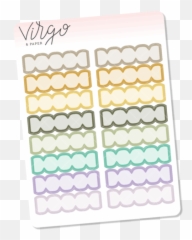 Mini Sticker Sheet U2013 Tagged Functionalu2013 Virgo And Paper Llc - Dot Emoji,Scallop Emoji
