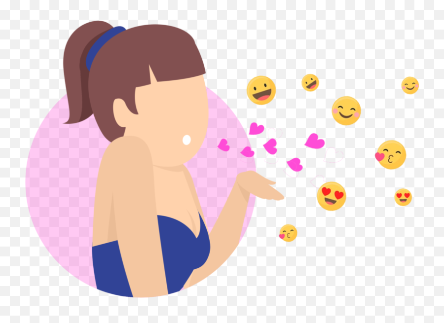 How To Tell If A Girl Likes You Through Text - Dot Emoji,Flirty Emoji Text