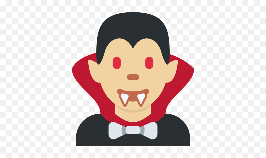 Vampire Emoji With Medium - Light Skin Tone Meaning And Marktbrunnen,Light Skin Emoji